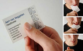 edible business cards