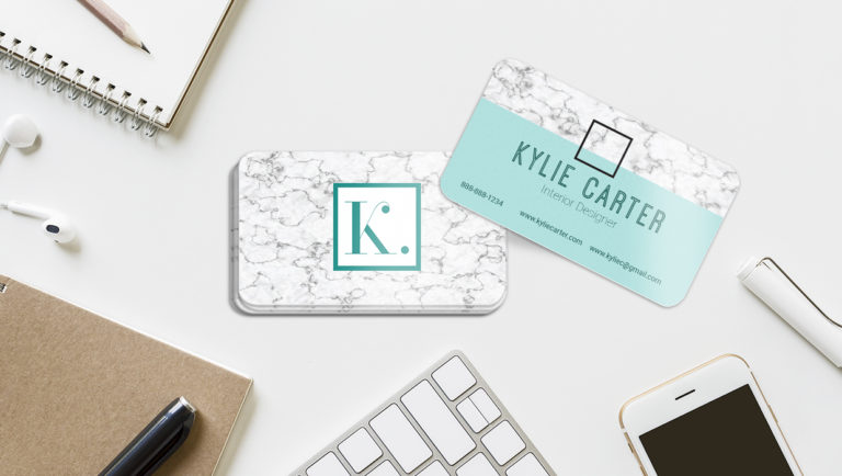 Start your business card project with these Die-Cut Business Card Design Tips