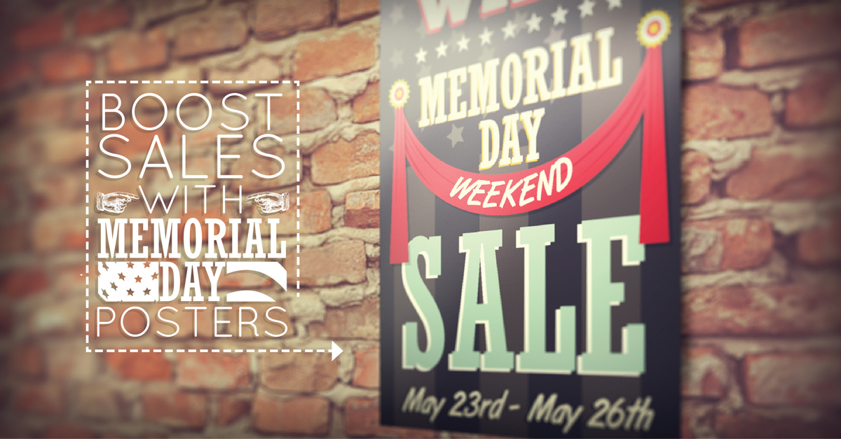 Memorial Day Sale Poster