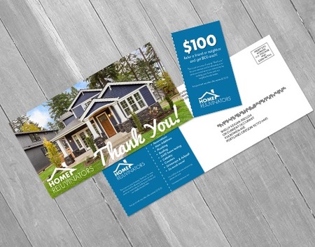 Integrate coupons with your real estate postcards