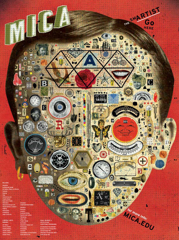 Maryland Institute College of Art - "smartist" pun poster