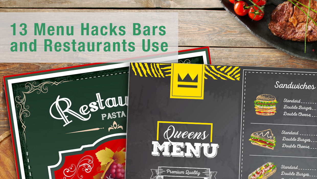 13 Proven Menu Hacks Bars and Restaurants Use