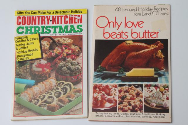 Bad printing will ruin even the best composed images. 1980s recipe book covers