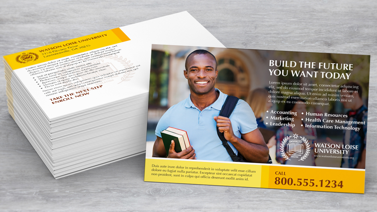 postcard design