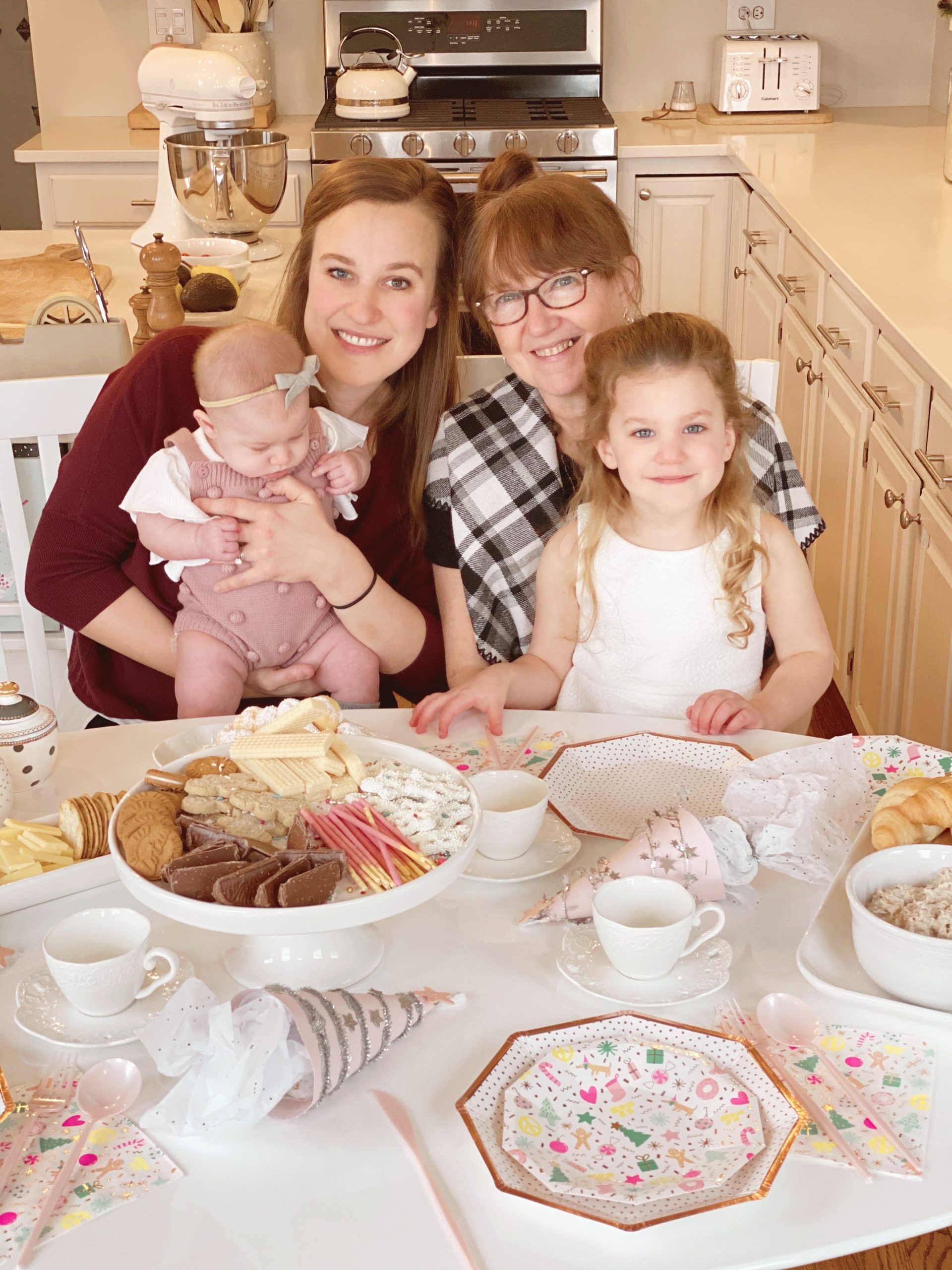 founders Gina Sadilek, her mother Reggie, and daughters Isabelle and Olivia