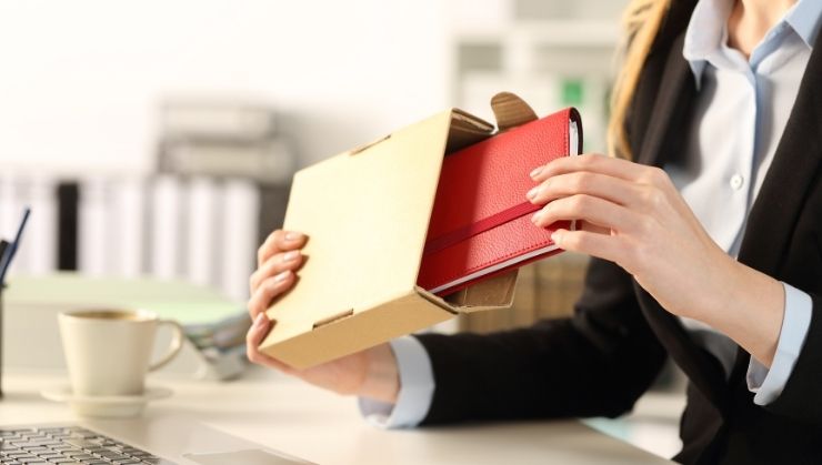 corporate gift using a corrugated box