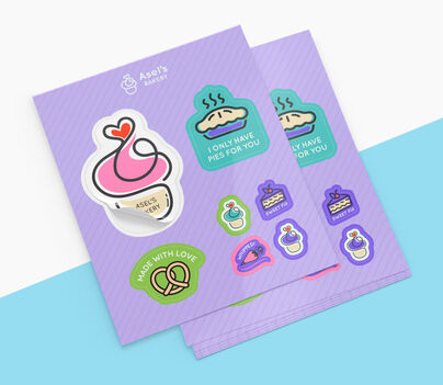 Sticker Sheets with Multiple Design