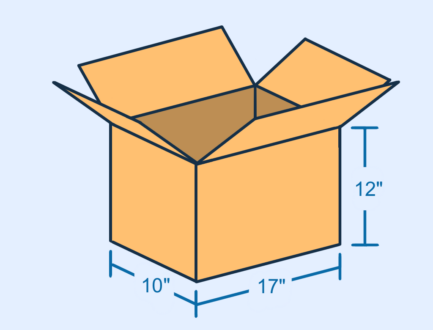 how to calculate a box volume for shipping