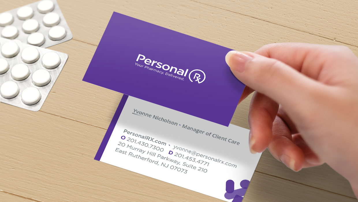 PersonalRX business card