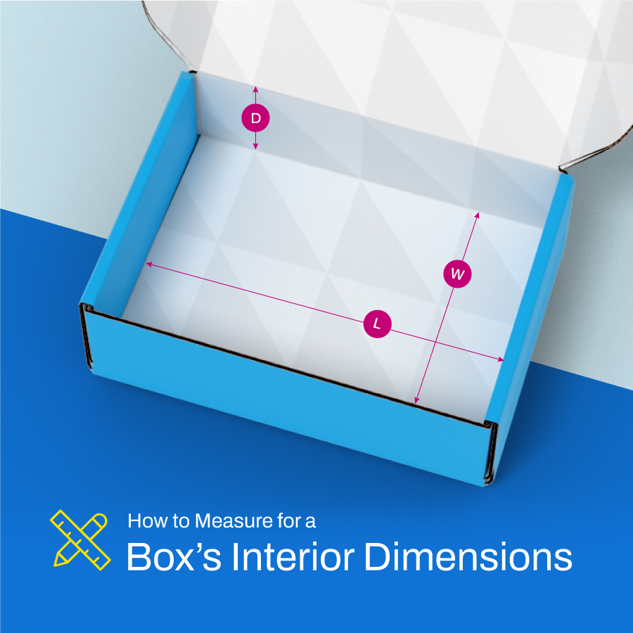 how to measure box interior