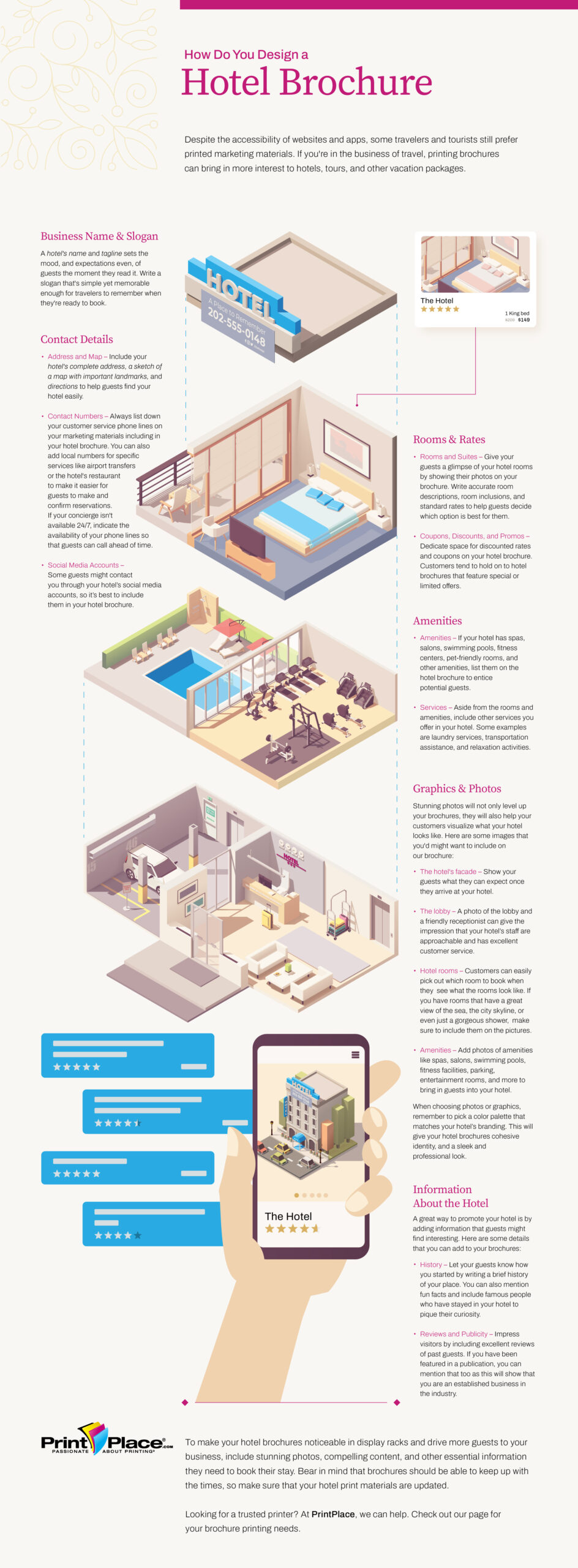 How to design a hotel brochure