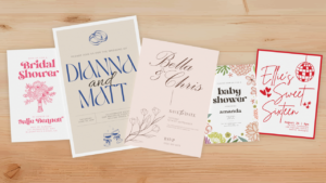 Comparing the Standard to Other Invitation Sizes