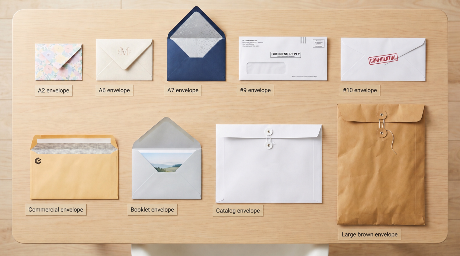 Standard Envelope Sizes Explained for Businesses | PrintPlace