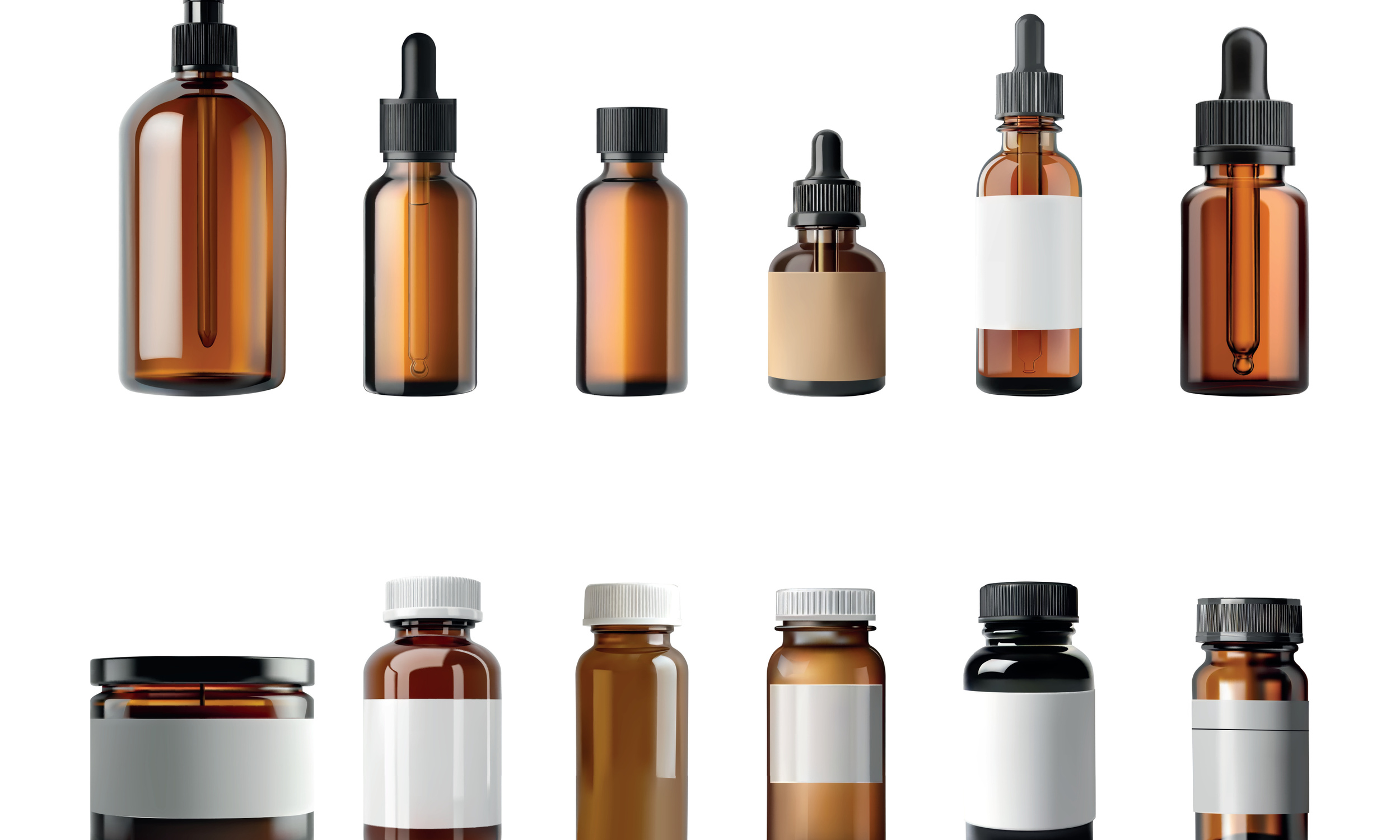 applying bottle stickers