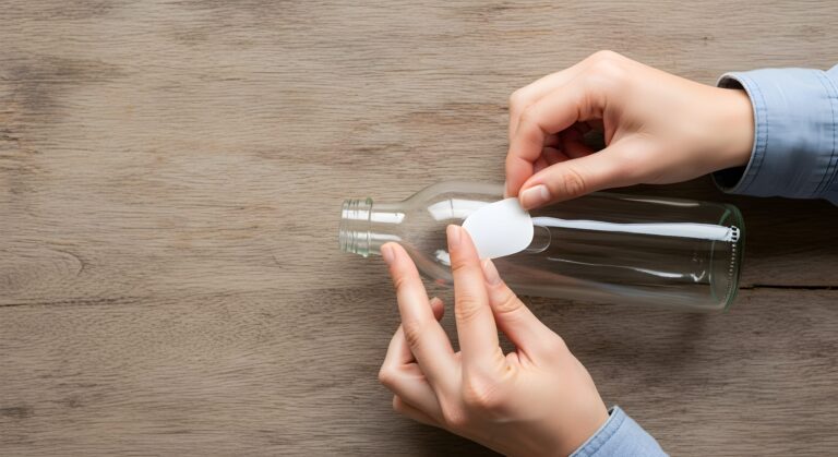small bottle stickers