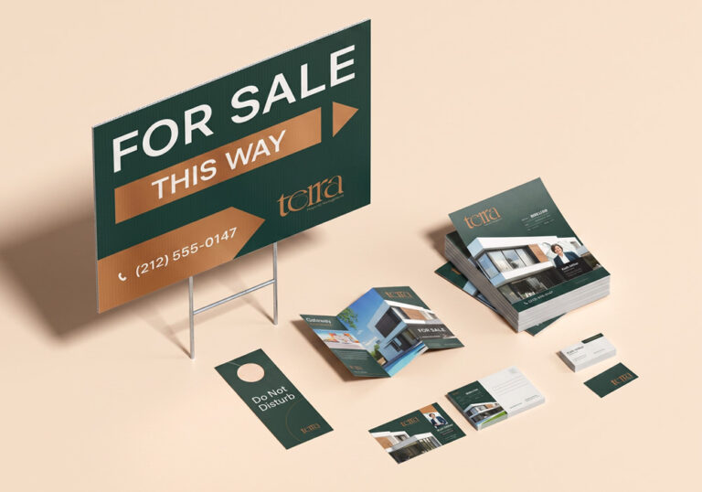 Real estate print materials