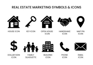 Yard Signs Real Estate Icons