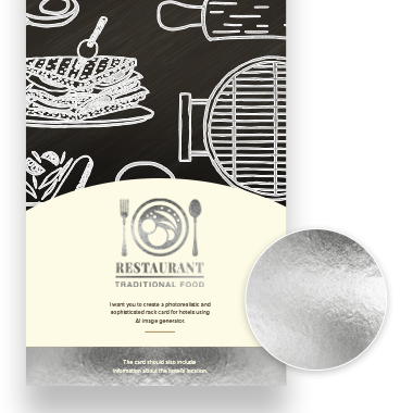 restaurant poster