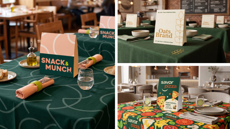 Matching Your Tablecloths and Table Tents